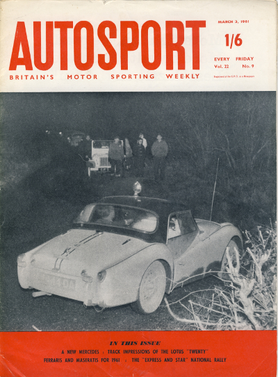 1961 Autosport Cover